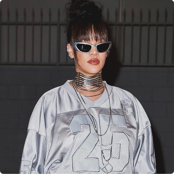 NEW High Polished Stainless Steel Smooth Open Collar Necklace Celeb Favorite - Picture 14 of 14